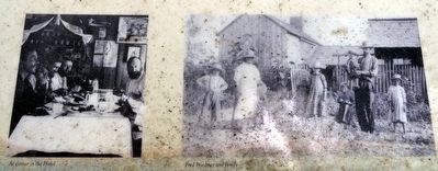 Close-up from marker of<br>Scenes from Bernstadt, Kentucky, ca. 1885 image. Click for full size.
