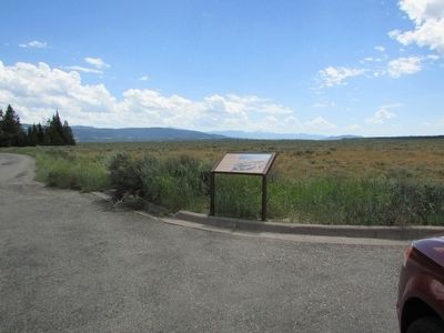 Marker in Grand Teton National Park. Click for full size. Marker in Grand Teton National Park image. Click for full size.