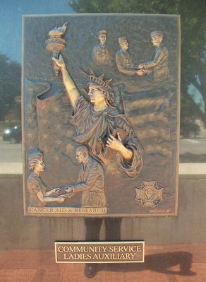 VFW Centennial Plaza Marker. Click for full size. VFW Centennial Plaza Marker image. Click for full size.