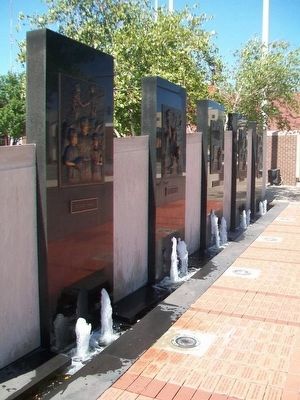 VFW Centennial Plaza Marker Panels. Click for full size. VFW Centennial Plaza Marker Panels image. Click for full size.