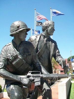 Citizen - Soldier Statue Detail. Click for full size. Citizen - Soldier Statue Detail image. Click for full size.