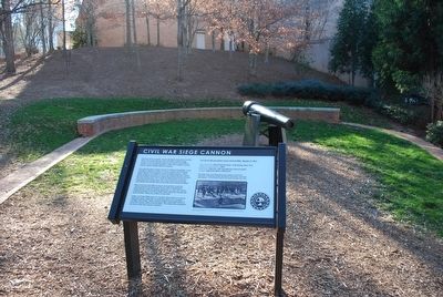 Civil War Siege Cannon Marker image. Click for full size.