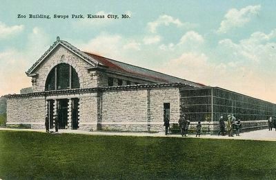 <i>Zoo Building, Swope Park, Kansas City, Mo.</i>. Click for full size. <i>Zoo Building, Swope Park, Kansas City, Mo.</i> image. Click for full size.