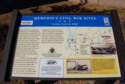 Memphis's Civil War Sites Marker image. Click for full size.