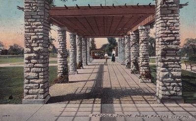 <i>Pergola, Swope Park, Kansas City, Mo.</i>. Click for full size. <i>Pergola, Swope Park, Kansas City, Mo.</i> image. Click for full size.