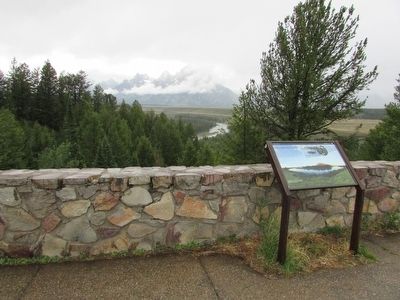 Marker in Grand Teton National Park. Click for full size. Marker in Grand Teton National Park image. Click for full size.