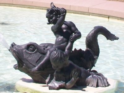 J. C. Nichols Memorial Fountain Sculpture image. Click for full size.