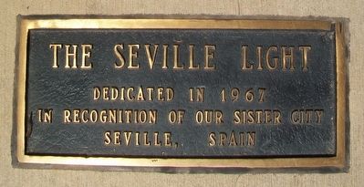 The Seville Light Fountain Marker image. Click for full size.