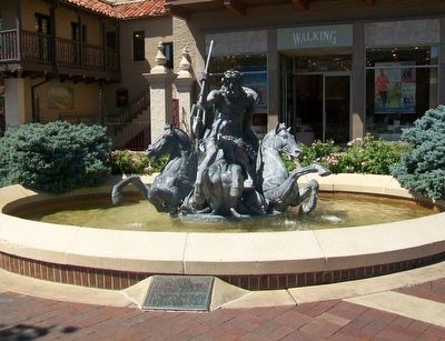 Neptune Fountain and Marker. Click for full size. Neptune Fountain and Marker image. Click for full size.