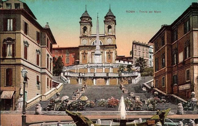 <i>Roma - Trinita dei Monti</i>. Click for full size. <i>Roma - Trinita dei Monti</i> image. Click for full size.