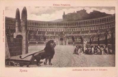 <i>Roma - Ultima Preghiera. Anfiteatro Flavio detto il Colosseo</i>. Click for full size. <i>Roma - Ultima Preghiera. Anfiteatro Flavio detto il Colosseo</i> image. Click for full size.