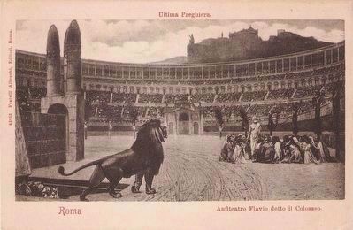 <i>Roma - Ultima Preghiera. Anfiteatro Flavio detto il Colosseo</i> image. Click for full size.