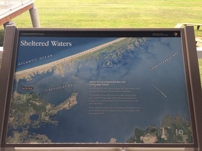 Sheltered Waters Marker. Click for full size. Sheltered Waters Marker image. Click for full size.