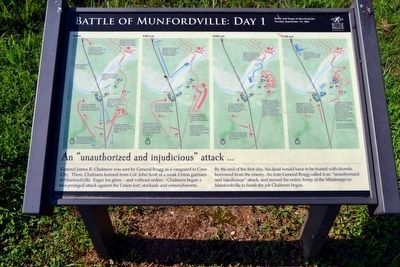 Battle of Munfordville: Day 1 Marker image. Click for full size.