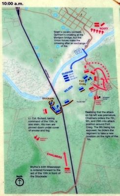 Troop Positions and Actions, 10:00 a.m. image. Click for full size.