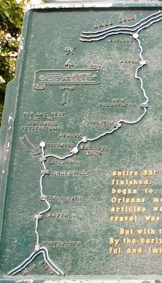 The Ohio-Erie Canal marker image. Click for full size.