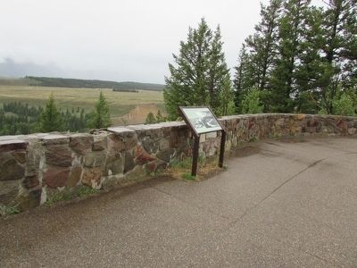 Marker in Grand Teton National Park. Click for full size. Marker in Grand Teton National Park image. Click for full size.