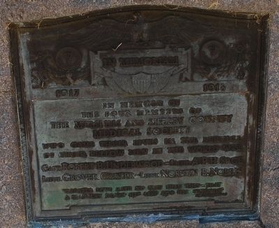 Memphis and Shelby County Medical Society Marker. Click for full size. Memphis and Shelby County Medical Society Marker image. Click for full size.