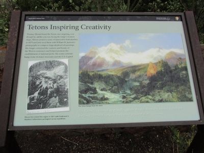 Tetons Inspiring Creativity Marker image. Click for full size.