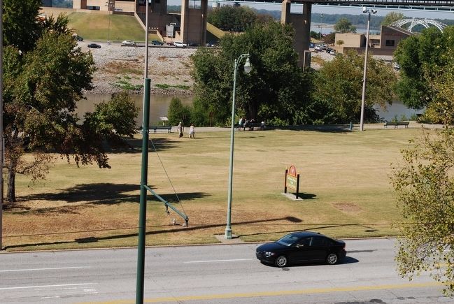 Jefferson Davis Park from Confederate Park. Click for full size. Jefferson Davis Park from Confederate Park image. Click for full size.