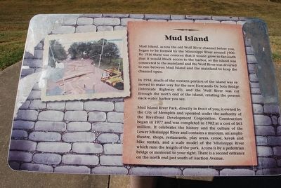 Mud Island Marker image. Click for full size.