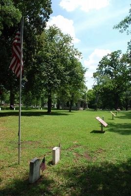 Union Soldiers Grave Markers Location image. Click for full size.