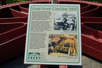 Gear from Cinclare Mill Marker image. Click for full size.