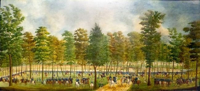 Battle of North Point Near Baltimore image. Click for full size.