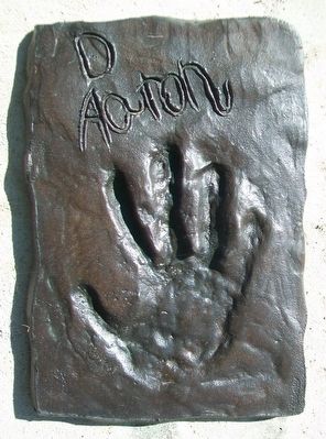 Gift of Life Fountain "Aaron" Handprint image. Click for full size.