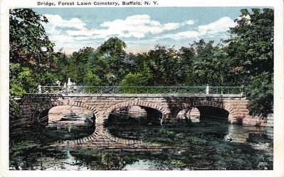 <i>Bridge, Forest Lawn Cemetery, Buffalo, N.Y.</i> image. Click for full size.