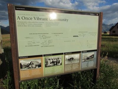 A Once Vibrant Community Marker. Click for full size. A Once Vibrant Community Marker image. Click for full size.