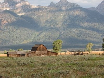 Barn on Mormon Row image. Click for full size.