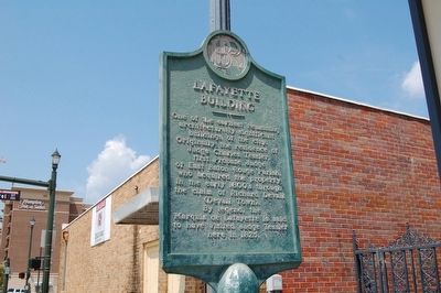 Lafayette Building Marker image. Click for full size.