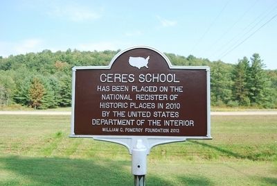 Ceres School Marker. Click for full size. Ceres School Marker image. Click for full size.