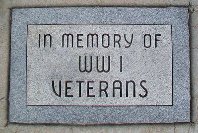 War Memorial Veterans Marker. Click for full size. War Memorial Veterans Marker image. Click for full size.