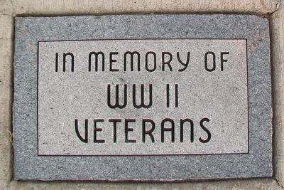 War Memorial Veterans Marker. Click for full size. War Memorial Veterans Marker image. Click for full size.
