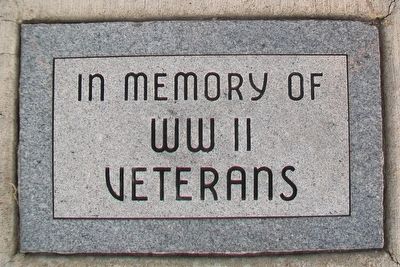 War Memorial Veterans Marker image. Click for full size.