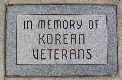 War Memorial Veterans Marker. Click for full size. War Memorial Veterans Marker image. Click for full size.