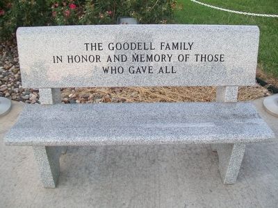 War Memorial Bench image. Click for full size.