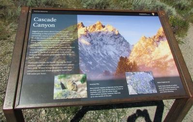 Cascade Canyon Marker image. Click for full size.