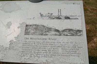 The Mississippi River Marker. Click for full size. The Mississippi River Marker image. Click for full size.