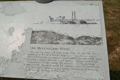 The Mississippi River Marker image. Click for full size.