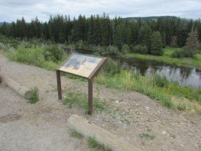 Marker in Grand Teton National Park. Click for full size. Marker in Grand Teton National Park image. Click for full size.