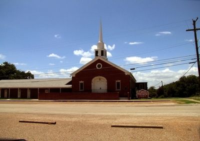 First Baptist Church of Moody with Marker image. Click for full size.