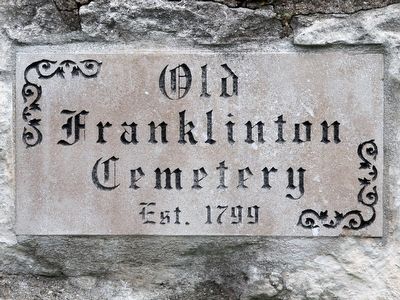 Old Franklinton Cemetery Marker image. Click for full size.