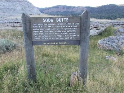 Soda Butte Marker image. Click for full size.