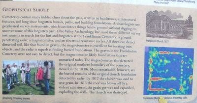 Old Franklinton Cemetery Archaeology Marker. Click for full size. Old Franklinton Cemetery Archaeology Marker image. Click for full size.