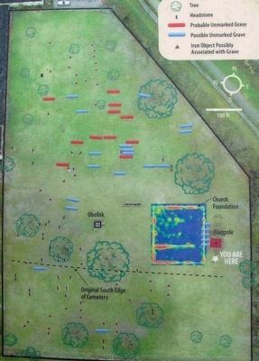 Old Franklinton Cemetery Archaeology Marker. Click for full size. Old Franklinton Cemetery Archaeology Marker image. Click for full size.