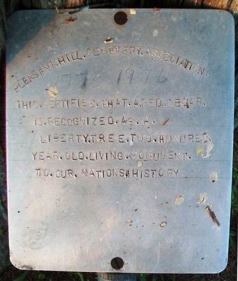 Liberty Tree Marker image. Click for full size.