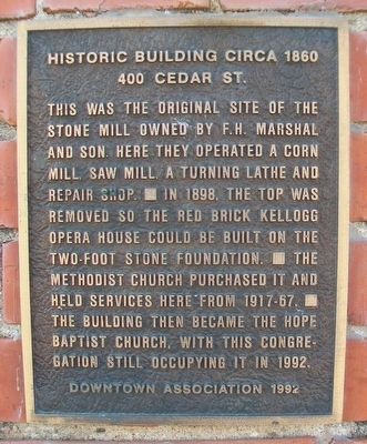 400 Cedar St. Marker. Click for full size. 400 Cedar St. Marker image. Click for full size.